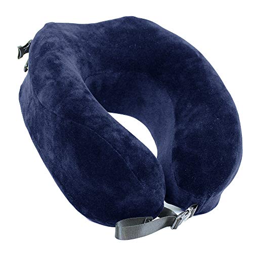 Cloudz Memory Foam Travel Neck Pillow - Blue