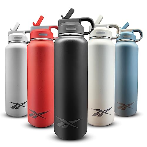 Reebok Stainless Steel Water Bottle With Straw