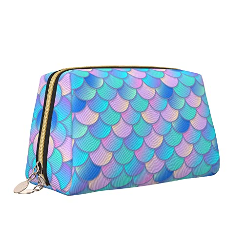 Cute Beach Mermaid Large Makeup Bag