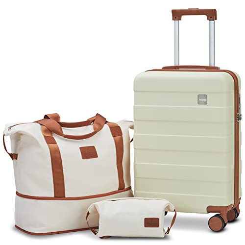 imiomo Carry on Luggage Set with Spinner Wheels and TSA Lock