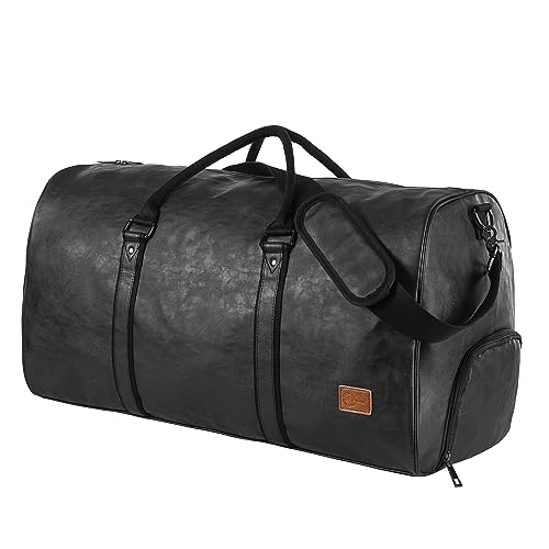 Oversized Travel Duffel Bag With Shoe Pouch