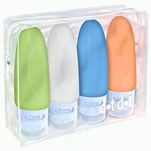 Dot&Dot Leak Proof Travel Bottles for Toiletries