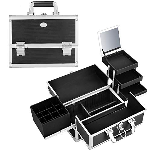 Joligrace Makeup Train Case Organizer