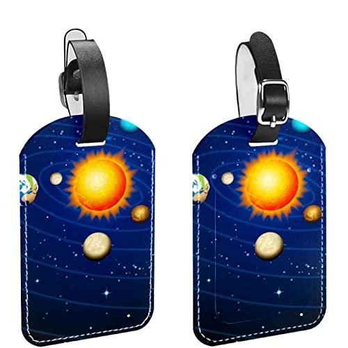 Solar System Luggage Tags