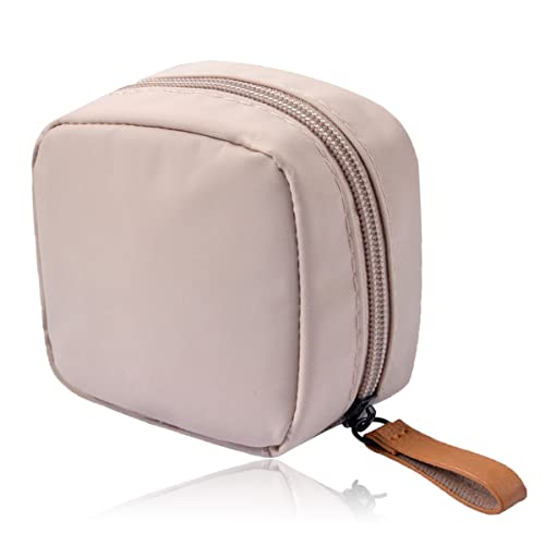 ALUXY Makeup Bag - Mini Cosmetic Bag for Travel - Pink