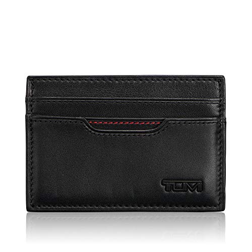 TUMI Delta Slim Card Case Wallet - Black