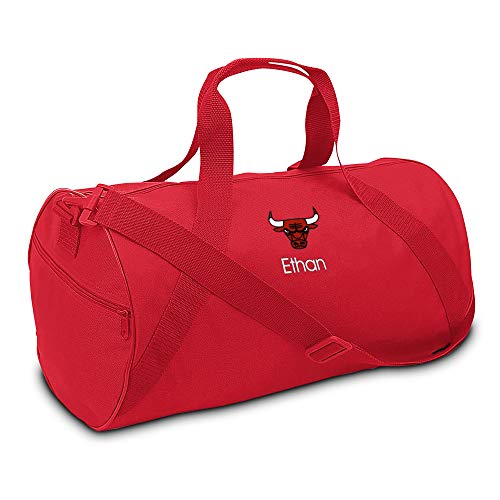 Bulls Personalized Duffel Bags for Kids