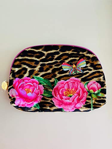 Estee Lauder Animal Print Cosmetic Bag