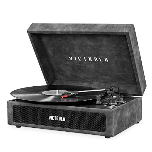 Victrola 3-Speed Bluetooth Portable Suitcase Record Player