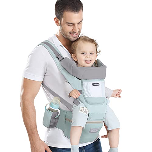 Ocanoiy Baby Carrier with Hip Seat Lumbar Support