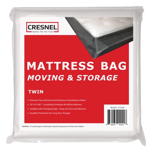 CRESNEL Mattress Bag for Moving & Long-Term Storage