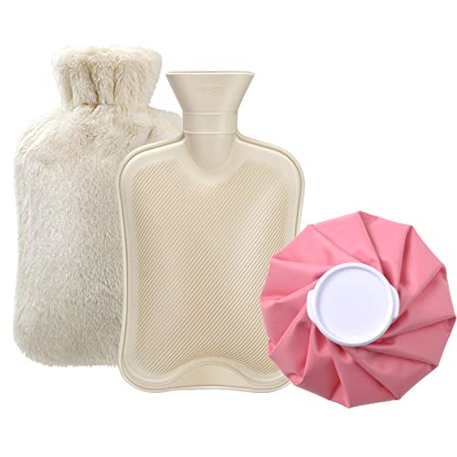 Hot Water Bottle and Ice Packs for Injuries