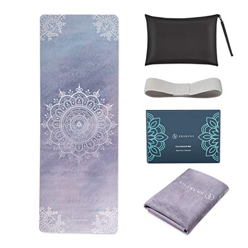 SNAKUGA Travel Yoga Mat