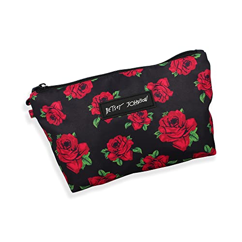 Betsey Johnson Zipper Cosmetic Pouch