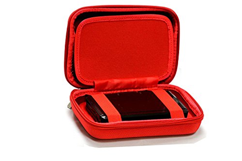 Navitech Red Power Bank EVA Cover/Case/Travel Case