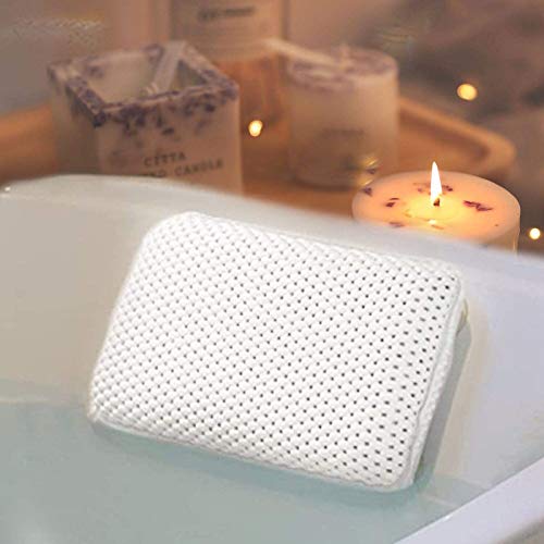 Luxurious Bathtub and Spa Pillow with Secure Suction Cups
