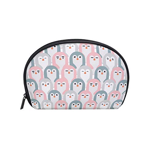 Travel Cosmetic Bag - Cute Animals Penguin