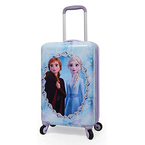 Frozen Suitcase II Anna Elsa Luggage - Kids Carry-On Travel Trolley