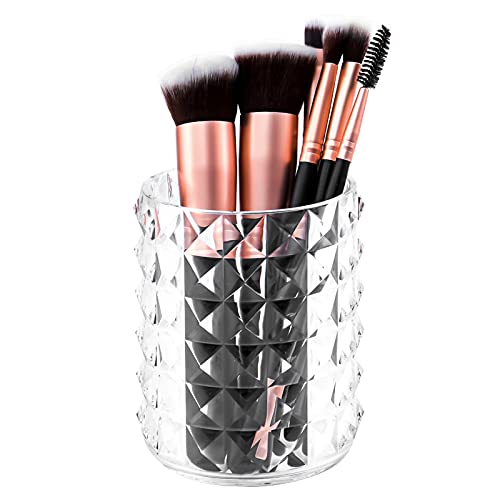 Crystal Makeup Brush Holder Organizer
