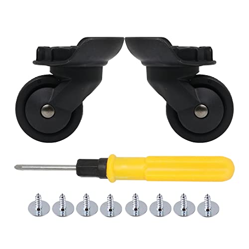 Bstinay 2Pcs Swivel Casters Luggage Replacement Wheels
