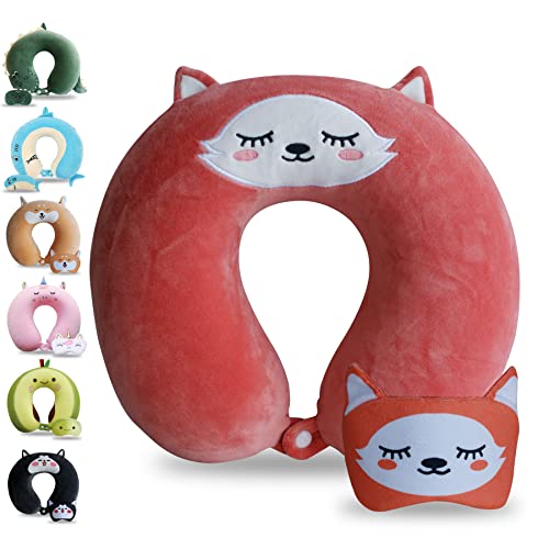 Cartoon Headrest & Neck Pillow for Kids