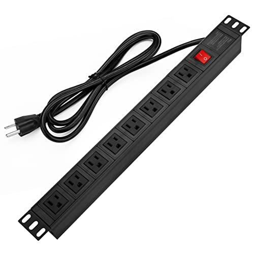 BTU Power Strip Surge Protector Rack-Mount PDU