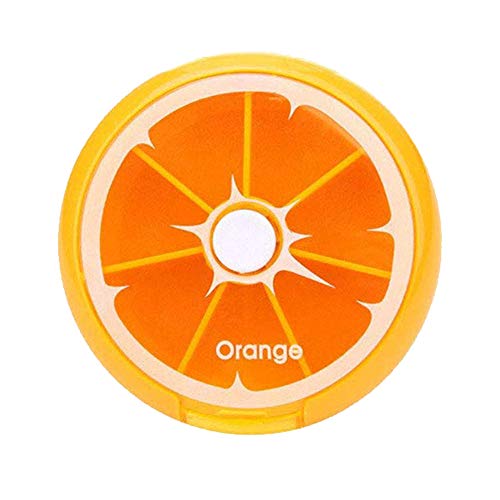 Weekly Pill Box Organizer - Compact and Colorful