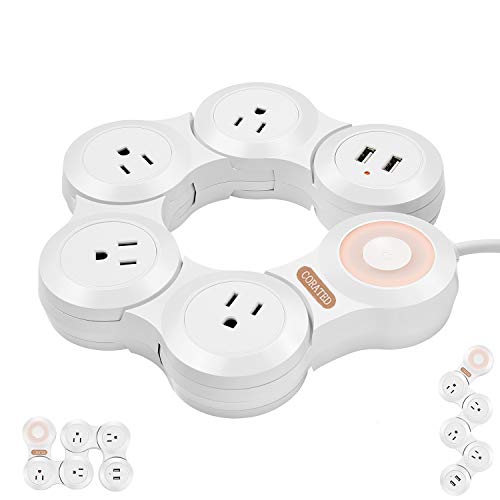 Flexible Surge Protector Power Strip