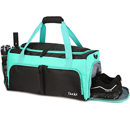 Sucipi Women's Gym Bag with Shoe Compartment