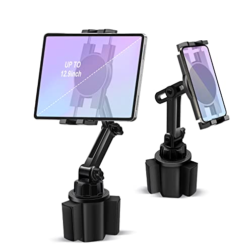 360° Adjustable Cup Holder Car Tablet Mount