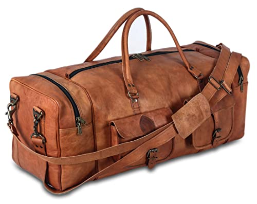 KPL Large Leather Duffel Bag