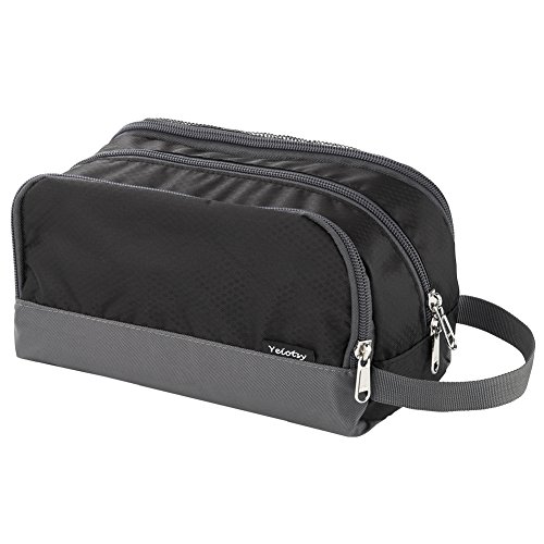 Yeiotsy Black Toiletry Bag