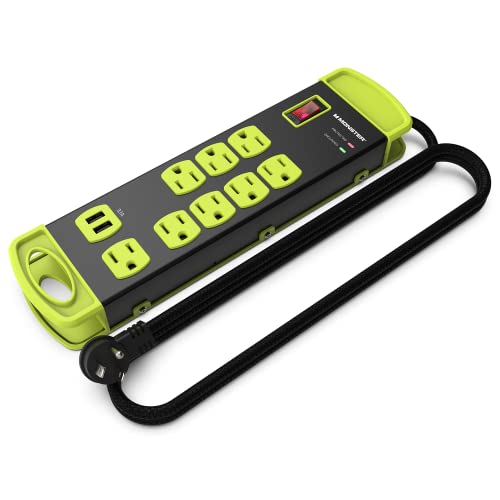 Monster Workshop Heavy-Duty Power Strip Surge Protector