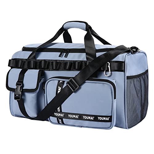 40L Duffel Bag Dry Wet Separation Waterproof Travel Gym Backpack