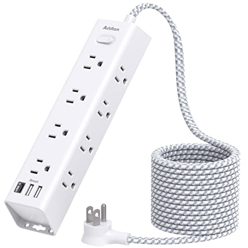 Surge Protector Power Strip - 10 FT Extension Cord