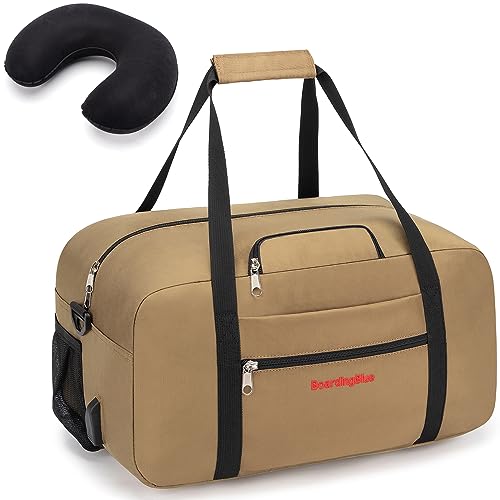 17x10x9 United Airline Duffel Bag With Free Pillow And USB Port