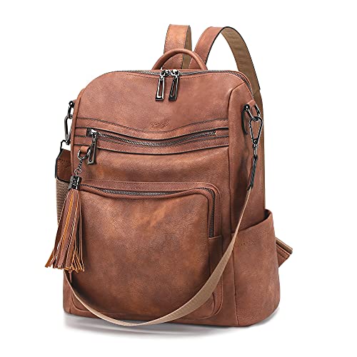 Leather Backpack Purse for Women