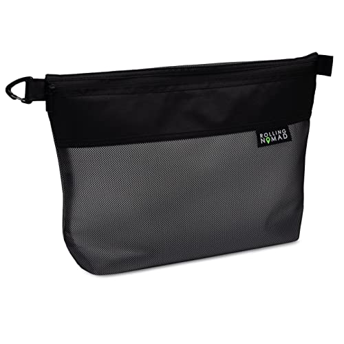 Large Mesh Zipper Pouch