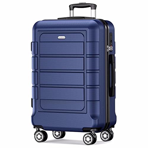 SHOWKOO Durable Expandable Hardside Suitcase with TSA Lock 28-Inch