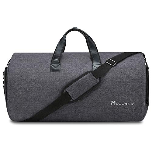 Modoker Convertible Garment Bag with Shoulder Strap