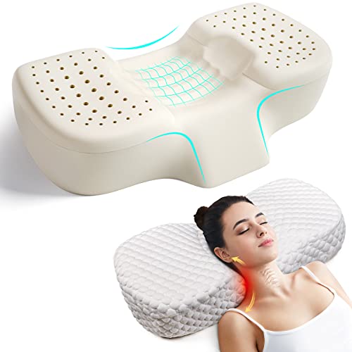 Adjustable Ergonomic Contour Memory Foam Neck Pillow