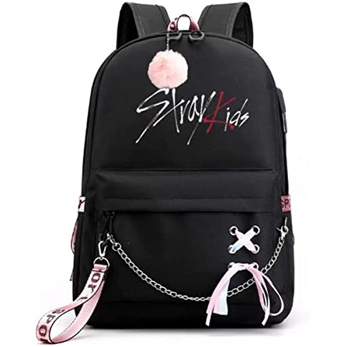 Korean Fashion Backpack with USB Port