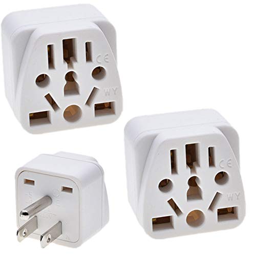 (2PACK) US Travel Plug Adapter