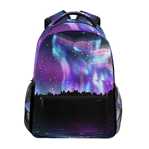 ZZKKO Forest Wolf Backpack