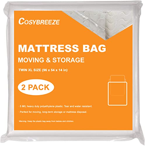 [2-Pack] Mattress Bags for Moving