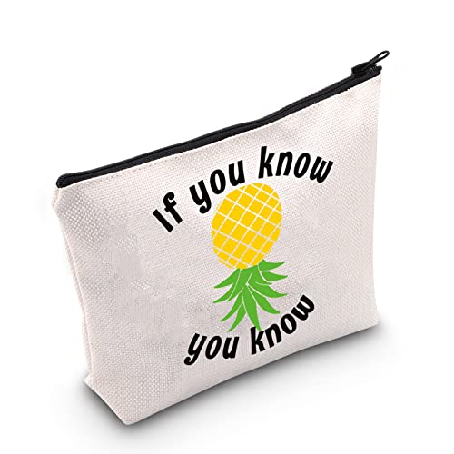 Funny Pineapple Cosmetic Bag