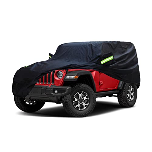 Custom Fit Full Car Cover for Jeep Wrangler 2 Door