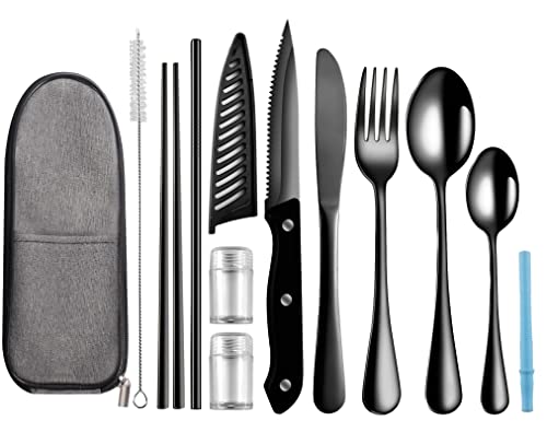 Logcow Portable Travel Utensils Set