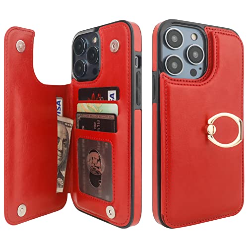 Onetop iPhone 14 Pro Max Wallet Case with Card Holder