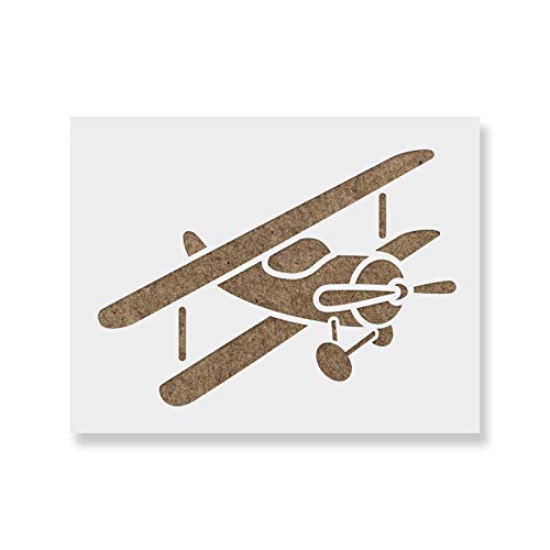 Reusable Airplane Stencil Template for Creative Wall Decor and Crafts